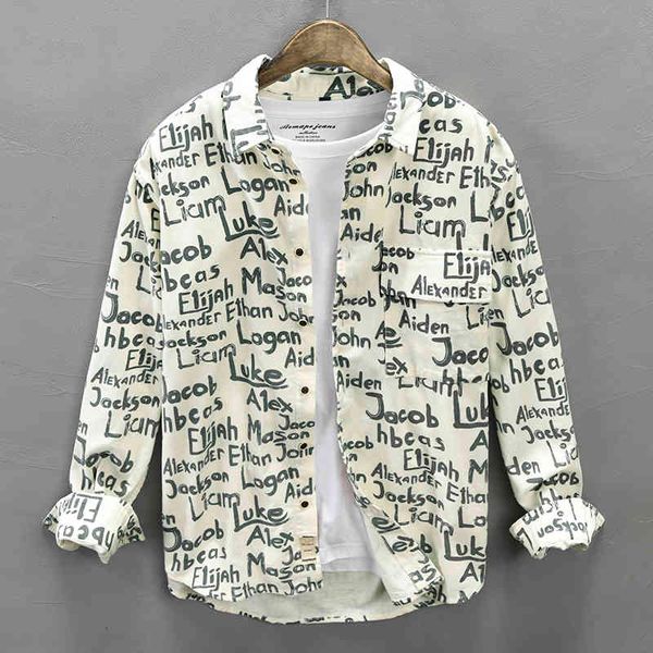 

shirts spring autumn newly fashion men shirts long sleeve cotton casual shirt printed designer streetwear hip hop camisas, White;black