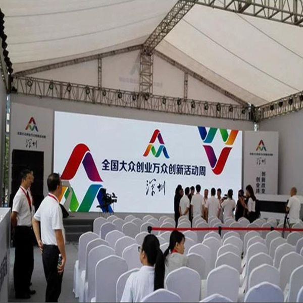 

display indoor led screen p4mm panel hd full-color matrix tv 512x512mm die-cast aluminum cabinet shenzhen store