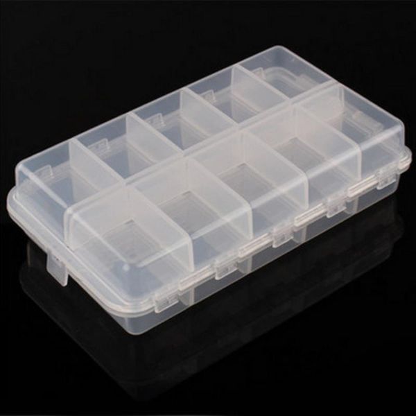 

fishing tackle box 20 compartments bait storage case container tools foldable lure hook accessories