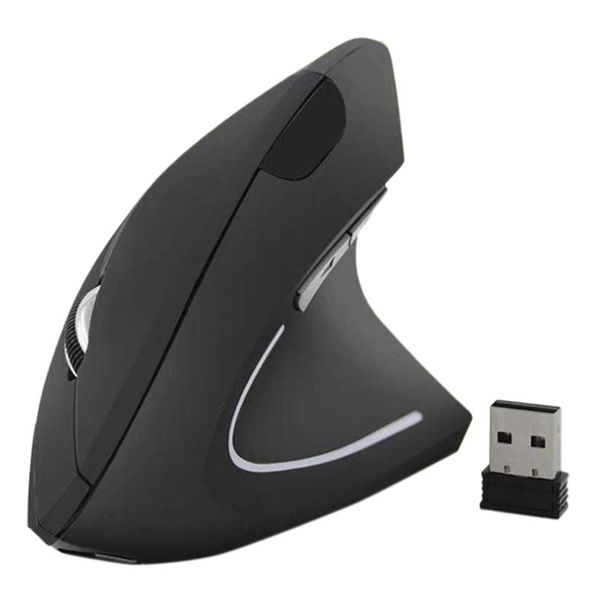 

optical vertical mouse 2.4g wireless usb mice 3 adjustable dpi 1000/1200/1600 fit right hand users for pc laptop