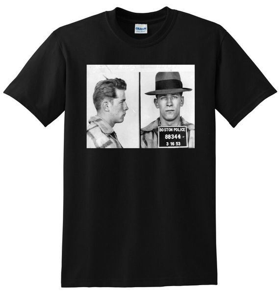 

JAMES WHITEY BULGER T SHIRT photo poster tee SMALL MEDIUM LARGE or XL, White;black