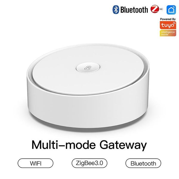 

smart home control multi-mode gateway zigbee wifi bluetooth mesh hub work with tuya app voice via alexa google