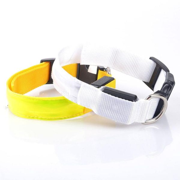 

pet dog products colorful lattice reflection illuminate collars goods & leashes