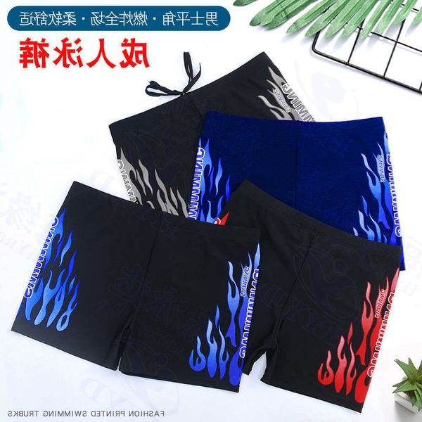 

swimwearsswimming pool spring fashion flat angle men's swimsuit flame swimming trunks