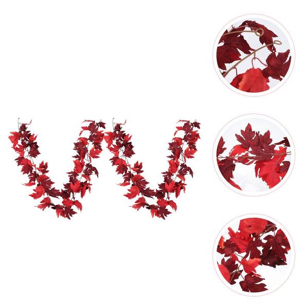 

decorative flowers & wreaths 2pcs exquisite fake decors plant scene home