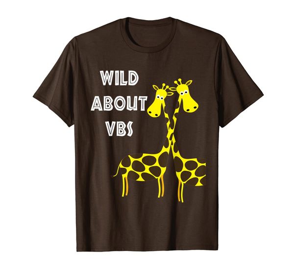 

wild about vbs giraffe t-shirt, White;black