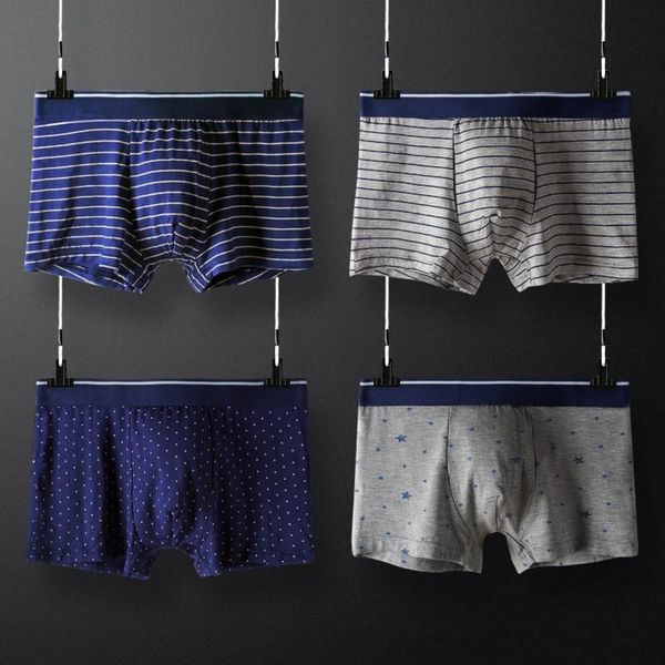

underpants mens panties modal homme cotton underwear for man slacks boxers male u convex pouch shorts, Black;white
