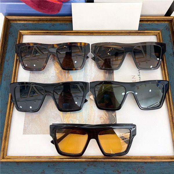 

design sunglasses plate box tan men's and women's star net red same type of driving anti ultraviolet g0962, White;black