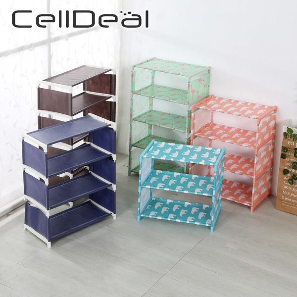 

clothing & wardrobe storage celldeal 3/4/5 layers non-woven shoe rack reinforced living room dustproof cabinet organizer diy stand shoes she