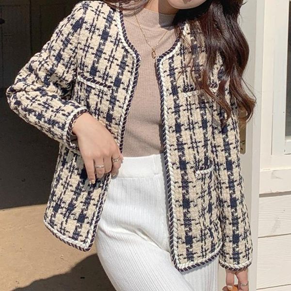 

women's jackets elegant ladies basic cardigan o-neck full sleeve solid women coat 2021 autumn female outerwear femme fashion cloths, Black;brown