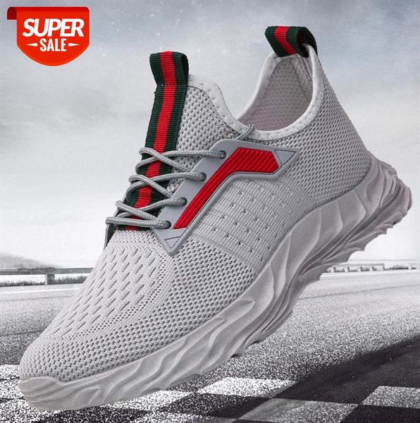 

breathable flying woven men's shoes, inner heightening casual korean sports shoes #t56g