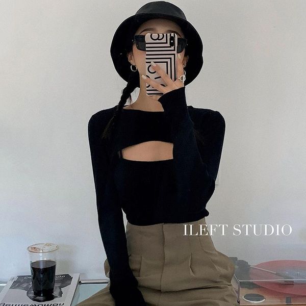 

women's sweaters women sweater pullover female knitting long sleeve girls loose elegant knitted outerwear thick slim, White;black