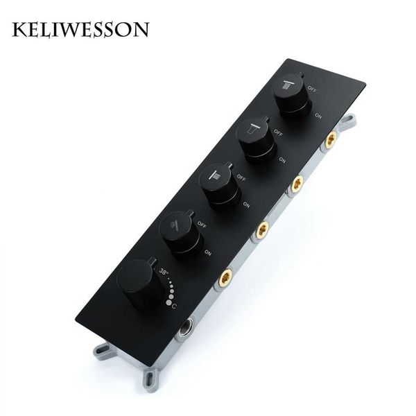 

black shower controller thermostatic faucets vertical wall mounted mixer valve brass control showers bathroom sets
