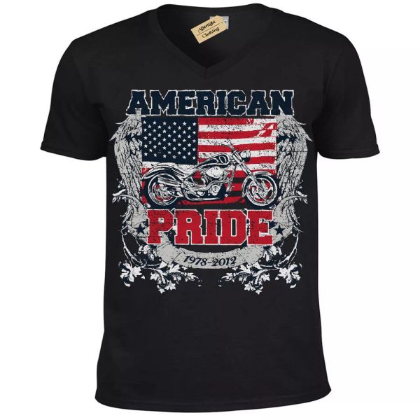 

american pride moto motocicleta eua chaleco mujer, White;black