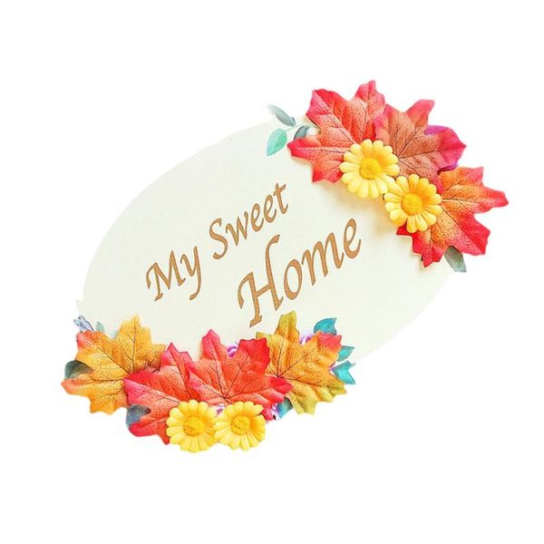 

1pc home wooden door hanging board fashion french style sign other hardware