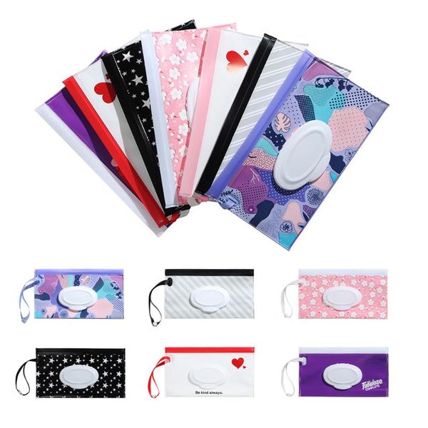 

baby wet wipe box eco-friendly tissue case cleaning wipes container portable bag eva snap strap stroller parts & accessories