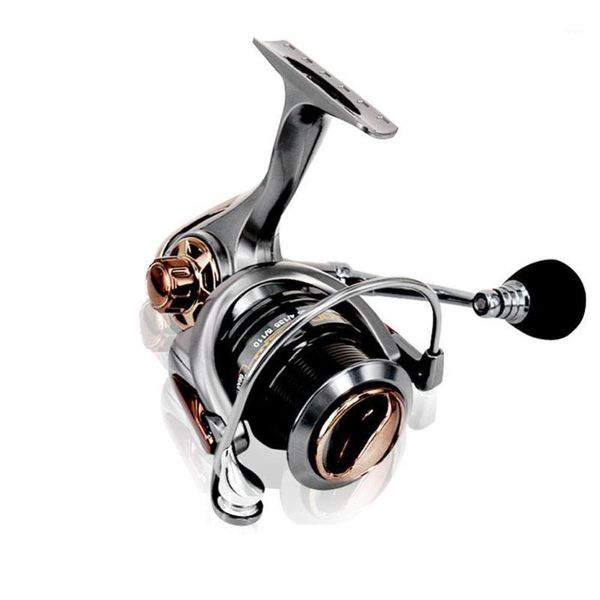 

spinning reel 8kg max drag 5+1bb 7.1:1 on for fishing wheel full metal deep wire cup handle knob rocker arm baitcasting reels
