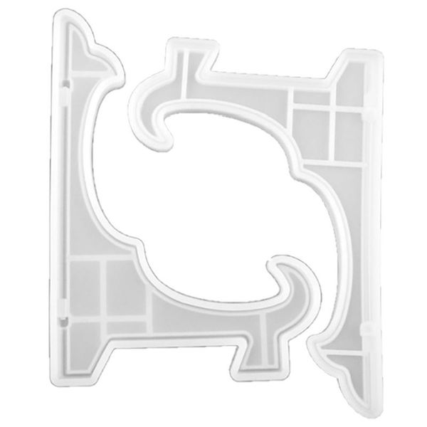 

jewelry pouches, bags 1 pair display stand pictures frame holder silicone epoxy resin casting folding rack, Pink;blue