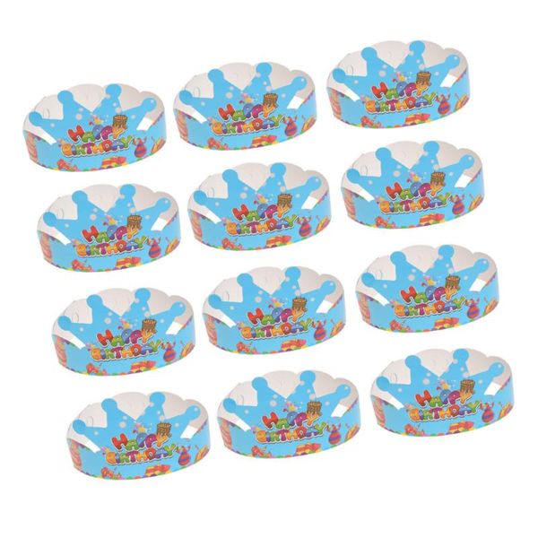 

party hats 25pcs paper crown tiling birthday caps for kids and adults decorations