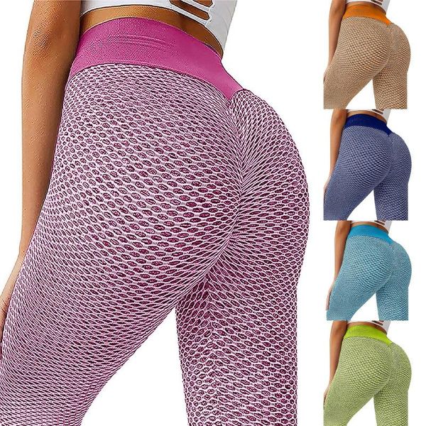 

women's leggings high waist joga for women stretch athletic seamless fitness running sports full length active pants, Black