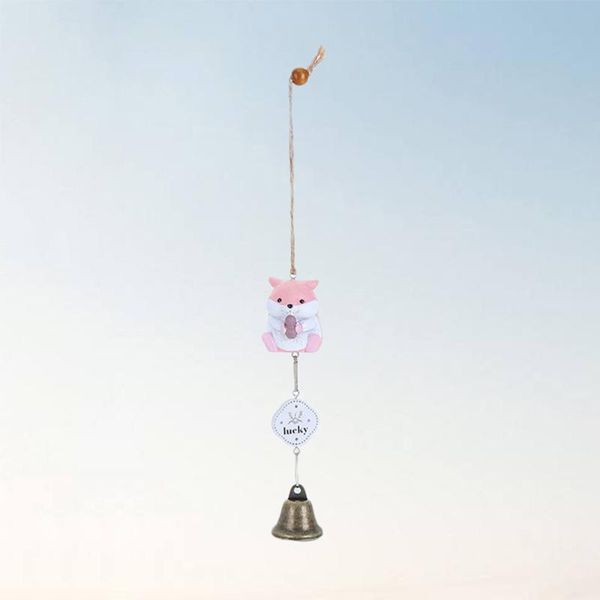 

home decoration hanging decorations craft adorable hamster aeolian bells wind chime pendant (pink) decorative objects & figurines