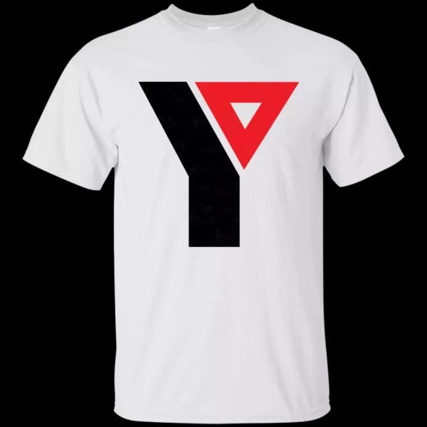 

y, ymca, retro, logo, t-shirt, White;black