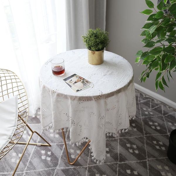 

table cloth nordic tablecloth yellow white lace for wedding party el luxury hollow cover rectangular tablecloths solid