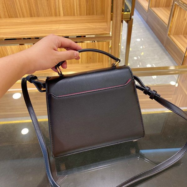 

fashion ladies messenger bag hommes genuine leather wallet crossbody handbag women black shoulder purse with box