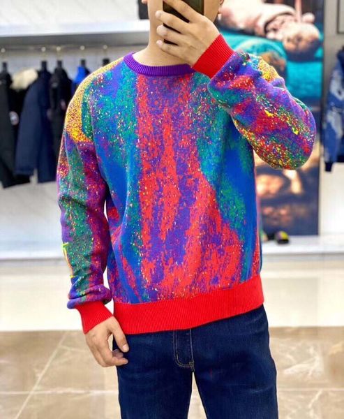 

man clothes hoodie jacquard color letters sweater jumper mens winter coats designers sweaters men s clothing black 05, White;black