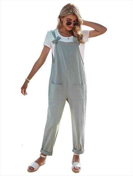

fashion loose pure color womens romper harajuku pocket bowknot workmans wear high waist casual overalls spring autumn, Black;white
