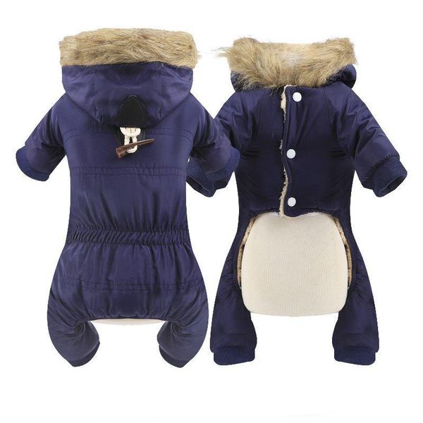 

dog apparel winter clothes pet coat clothing waterproof hooded jumpsuit warm hoodie for small medium dogs thick jacket