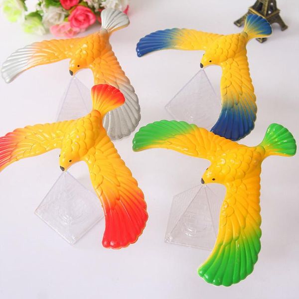 

funny amazing balancing eagle with pyramid stand magic bird desk kids toy fun learn drop party masks