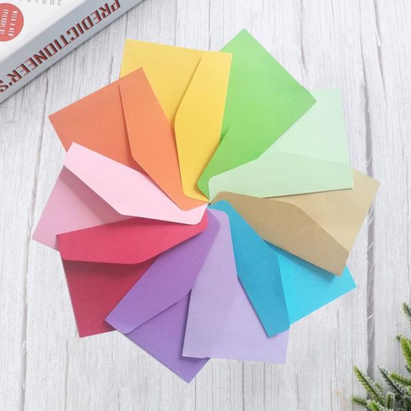 

160pcs lovely color paper envelope holder blank party envelopes (random color) gift wrap