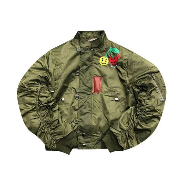 

cpfm.xyz grey we're good bomber jacket men force pilot men's jackets, Black;brown