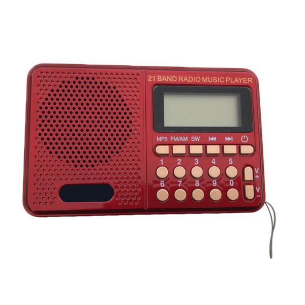 

digital radio speaker portable mini fm/am/sw usb tf mp3 music player antenna handspockets receiver outdoor