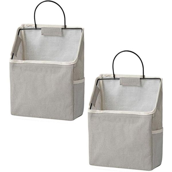 

storage bags deskfabric sundries magazine wall mounted organizer bag book