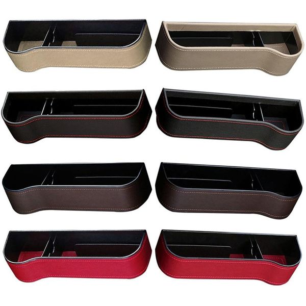 

car organizer universal seat crevice storage box slit pocket card phone holder xxff