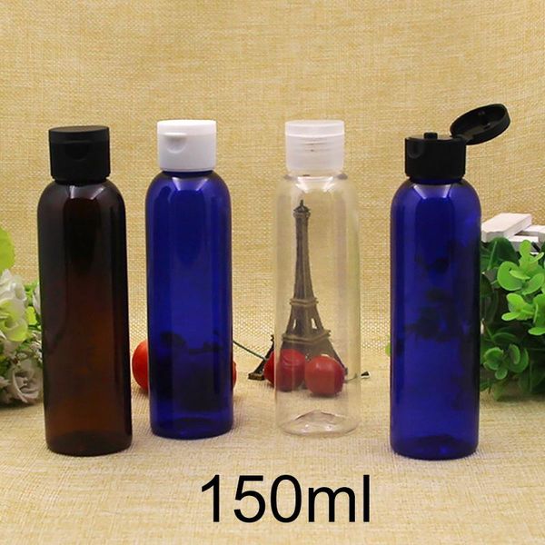 

storage bottles & jars 150ml plastic flip cap empty cosmetic bottle face cleanser water packaging shampoo cream lotion travel container
