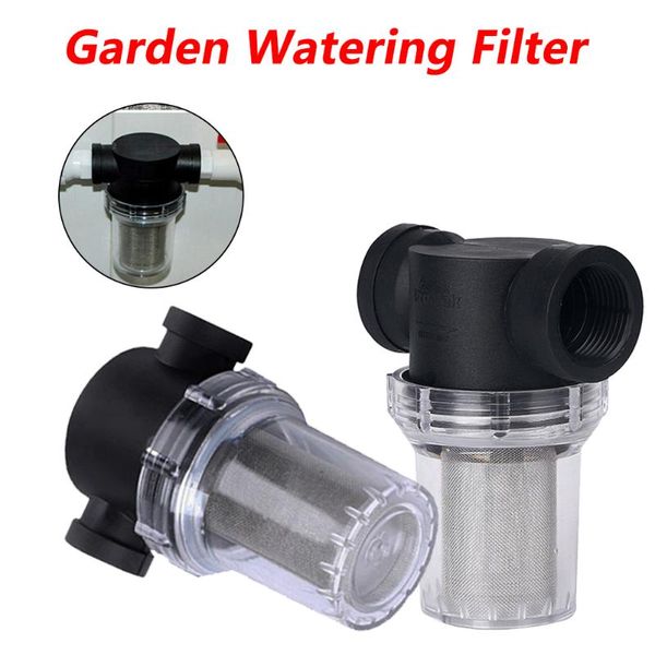 Equipamentos de rega Filtro de jardim 1/2 '' 3/4 '' 1 '' 'de irrigação de plástico impureza pré-diluição pré-filtro Aquicultura Tubulação de água doméstica