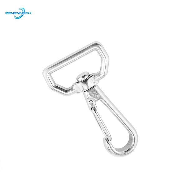 

cords, slings and webbing 316 stainless steel 66mm ring square eye swivel snap hook quick strapping lobster clasps hiking camping carabiner