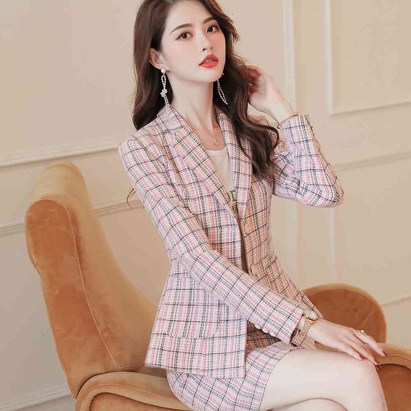 

women's suits & blazers new elegant female ladies coats blazer women spring fall autumn long sleeve one button slim girl pink blue apri, White;black