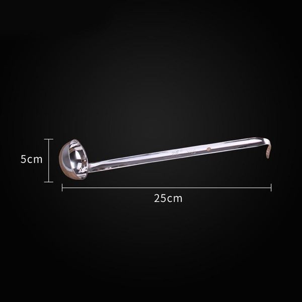 

set of 4 stainless steel soup ladle 2 ounce 6 8 kitchen rt88 spoons
