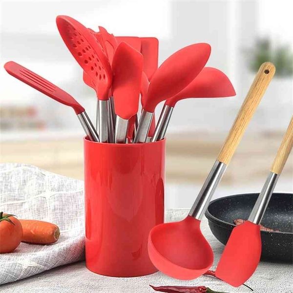 

factory27raspoon piece cooking 10 shovel silicone kitchenware set