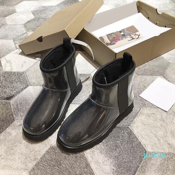 

2021 new fashionable warm women's snow boots comfortable size 35-40, Black