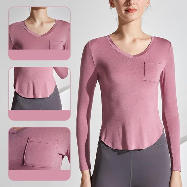 

yoga outfit sports t-shirt for female running quick dry tight leisure sportswear women breathable high elasticity oberteile