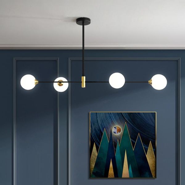 

chandeliers nordic brief glass ball chandelier lighting modern dinning room lamp kichen/ bar hanging light fixture/suspension