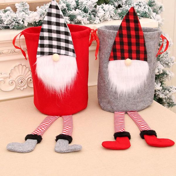 

christmas decorations creative candy basket gift package container cookies bucket holiday year party atmosphere ornament