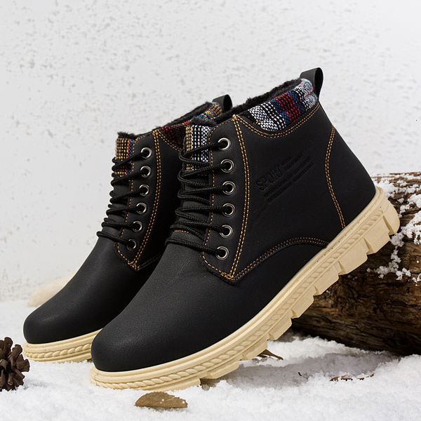 

boot winter snow for martin boots pir3, Black