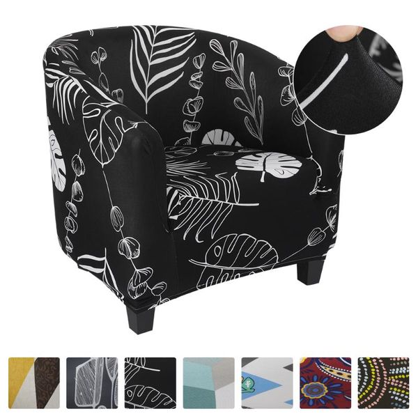 

spandex elastic tub chair covers for living room leisure stretch bathtub armchair seat cover washable slipcover home