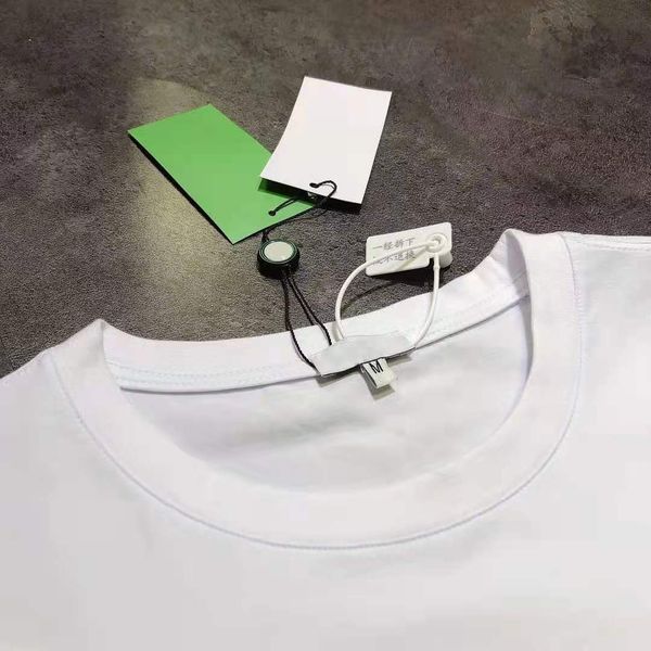

sleeve cotton short 2021 pullover letter summer new round neck casual white tiger head gradient base loose t-s, Gray